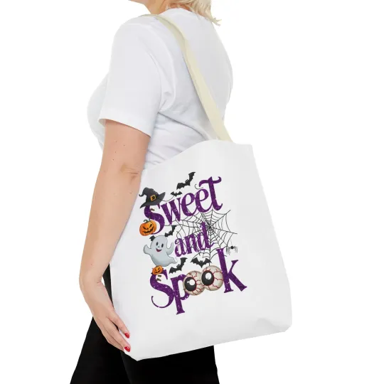 Sweet and Spook Halloween Tote Bag (AOP)