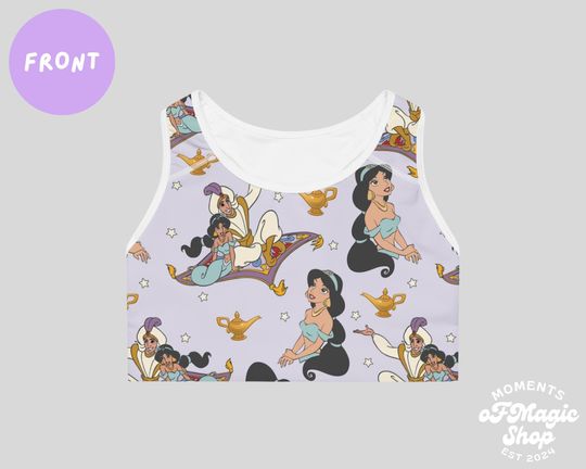 Jasmine Disney Sports Bra