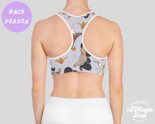 Jasmine Disney Sports Bra