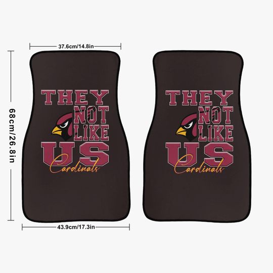 Cardinals. Car Floor Mats - 2Pcs