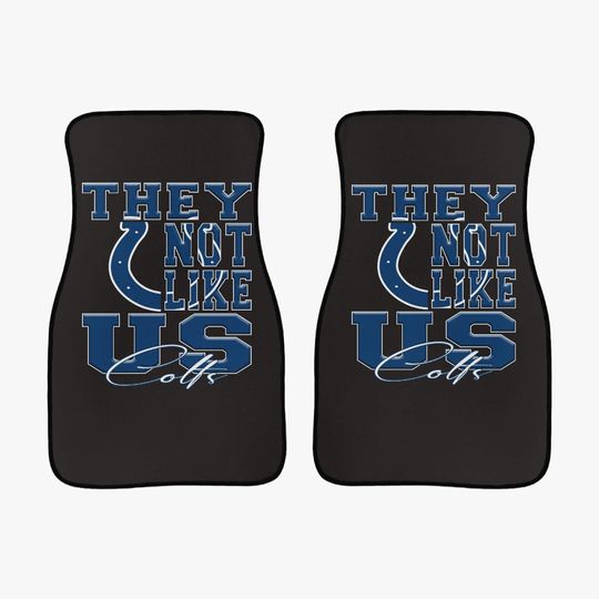 Colts Car Floor Mats - 2Pcs