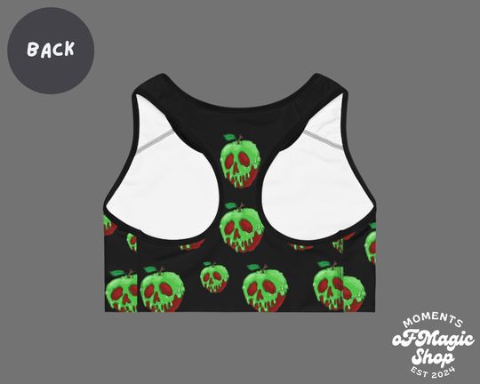 Poison Apple Halloween Sports Bra