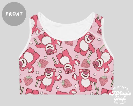 Latso Strawberry Bear Sports Bra