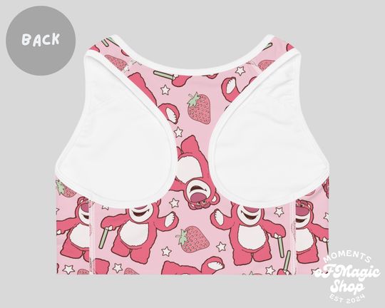 Latso Strawberry Bear Sports Bra