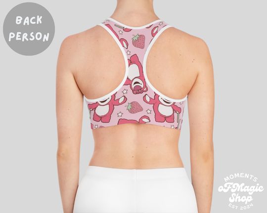 Latso Strawberry Bear Sports Bra
