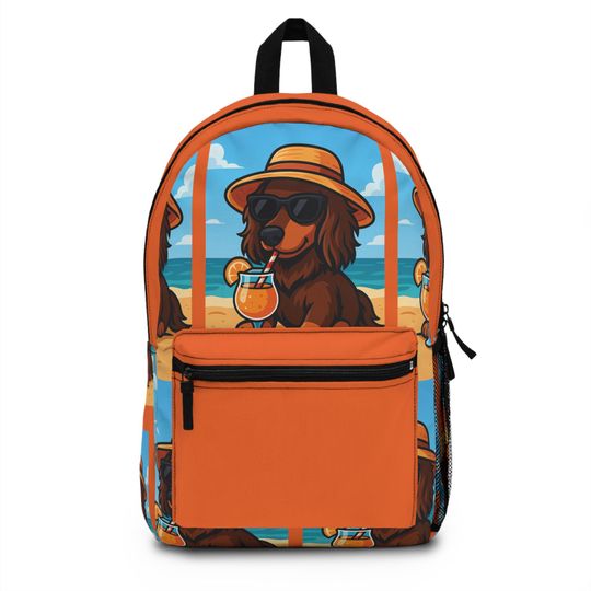 Dachshund Dog Backpack, Back to School Bag