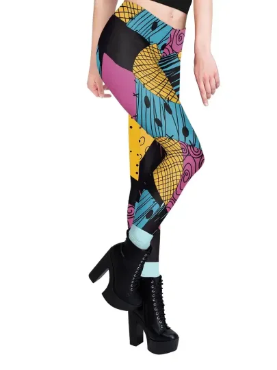 Nightmare Before Christmas Leggings, Gift For Women