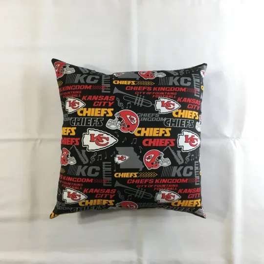 football KANSAS CITY CHIEFS PILLOW
