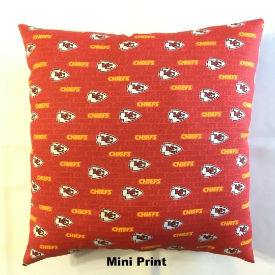 football KANSAS CITY CHIEFS PILLOW
