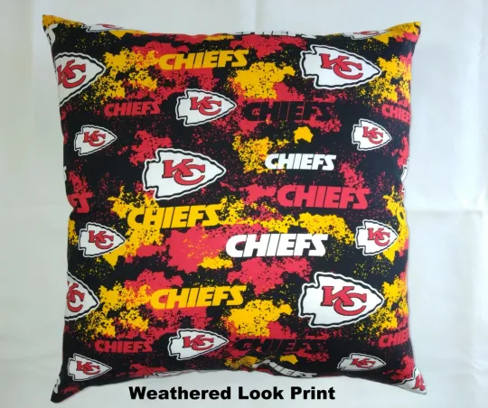 football KANSAS CITY CHIEFS PILLOW