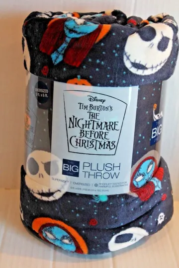 The Big One The Nightmare Before Christmas Jack Skellington Throw Blanket 5x6 ft