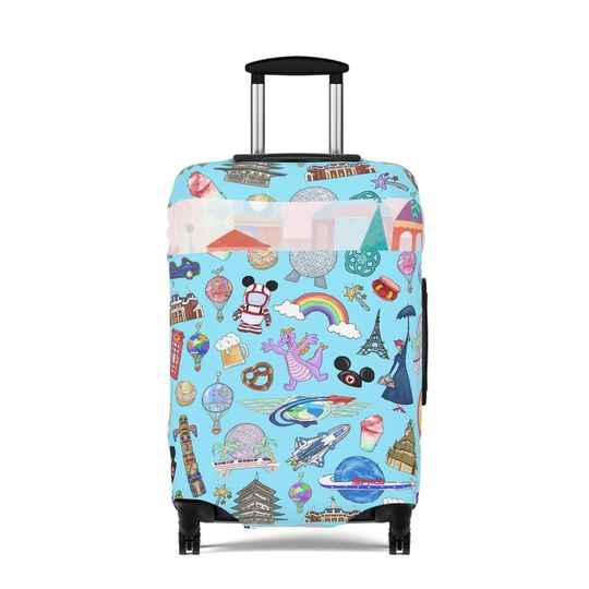 Epcot Disney Luggage Cover
