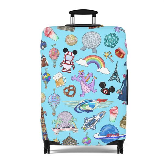 Epcot Disney Luggage Cover
