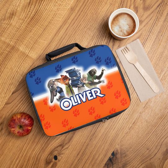 Personalized Zootopia Lunch Bag