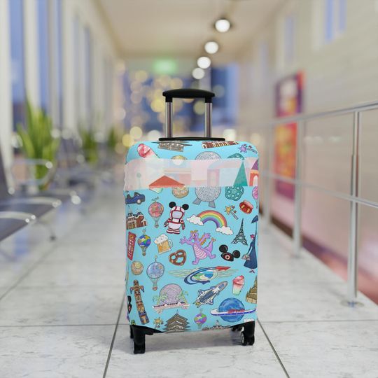 Epcot Disney Luggage Cover