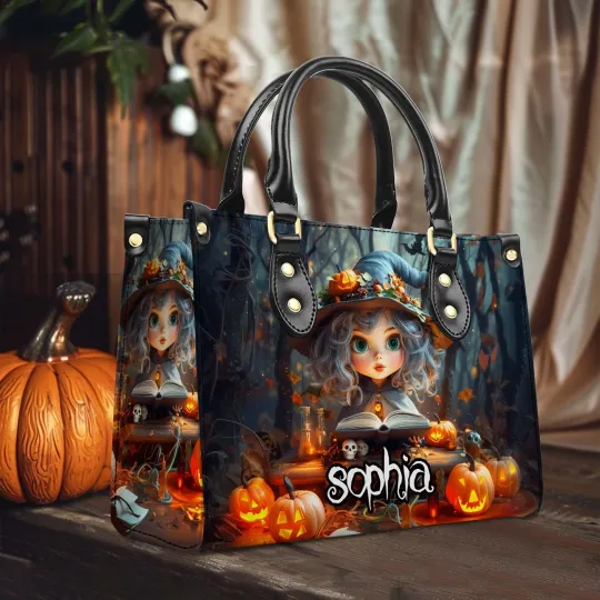 Personalized Gothic Witch Handbag