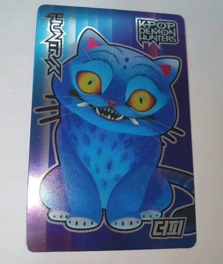 KPOP DEMON HUNTERS CARD Huntrix Saja Boys Acrylic Card