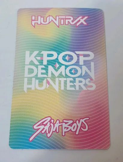 KPOP DEMON HUNTERS CARD Huntrix Rumi Acrylic Card