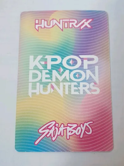 KPOP DEMON HUNTERS CARD Saja Boys Acrylic Card