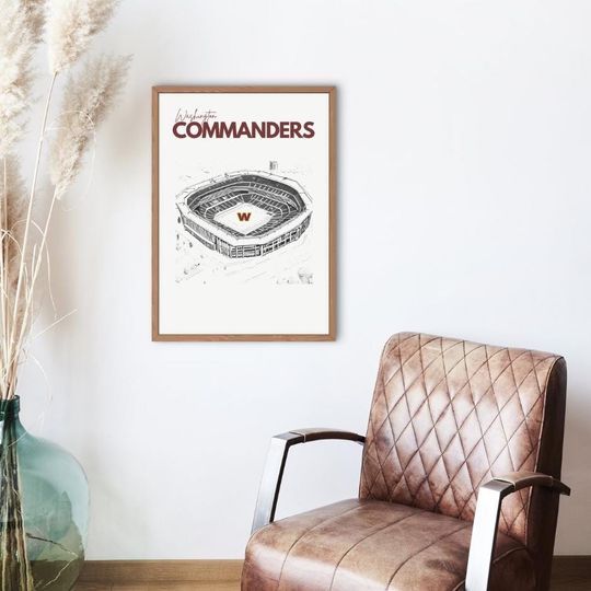 Washington Commanders Vertical Poster