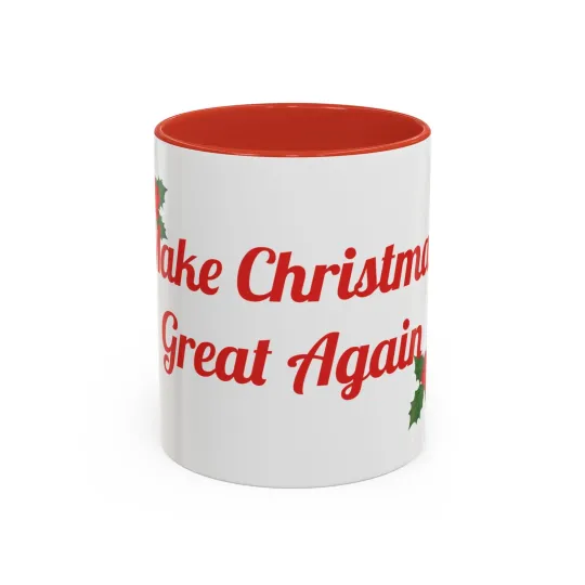 Donald Trump "Make Christmas Great Again" Accent Coffee Mug