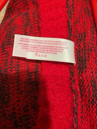 No Boundaries Ugly Christmas Sweater- Penguin in Scarf  Hat  Snowflakes-