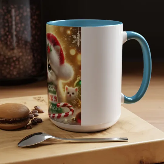 Purr-fectly Merry Christmas - Accent Coffee Mug