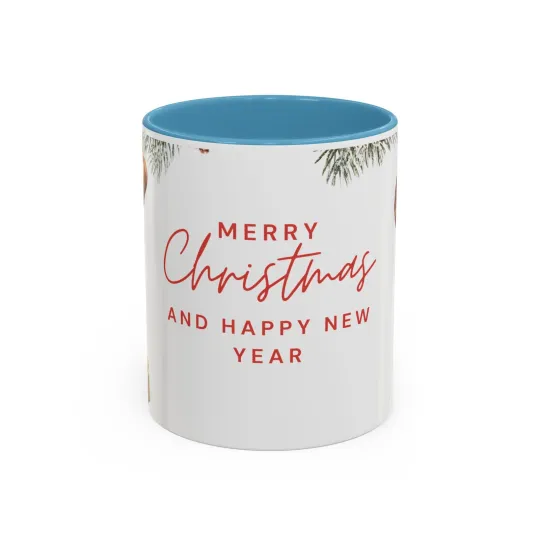 Mug, Enjoy Holidays, Merry Christmas festive accent drinkware cup for coffee