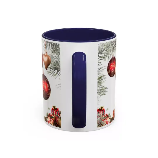 Mug, Enjoy Holidays, Merry Christmas festive accent drinkware cup for coffee