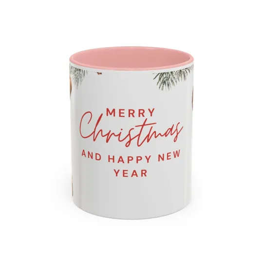 Mug, Enjoy Holidays, Merry Christmas festive accent drinkware cup for coffee