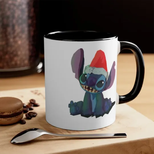 Christmas Stitch Accent Coffee Mug