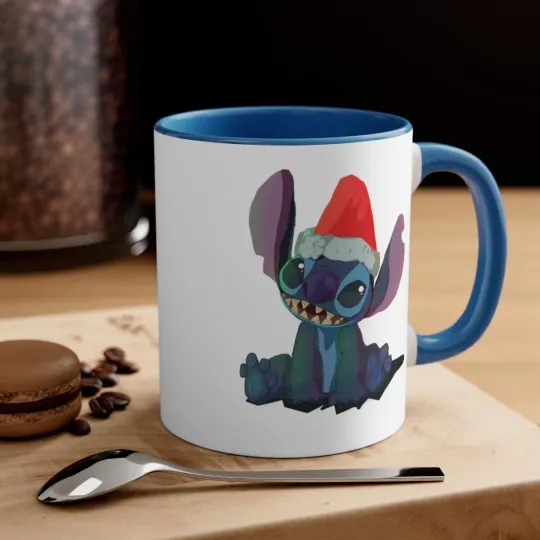 Christmas Stitch Accent Coffee Mug