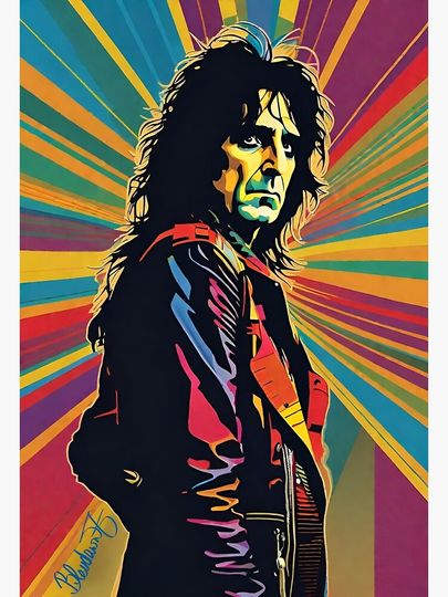 Alice Cooper Poster – Classic Rock Wall Print