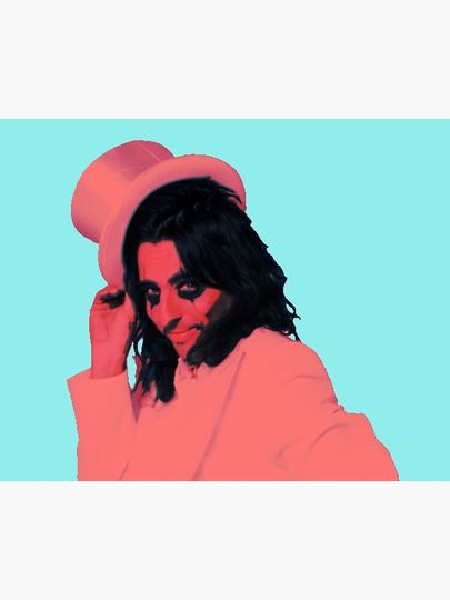 Alice Cooper Top Hat Poster – Classic Rock Wall Art