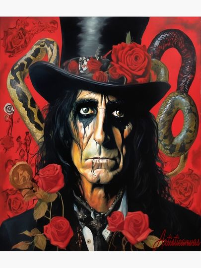 Alice Cooper Poster – Stylish Band Print