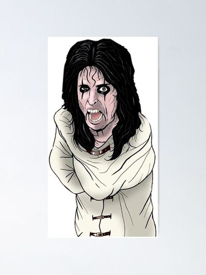 Alice Cooper Poster – Stylish Wall Decoration for Rock and Roll Fans