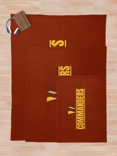 Washington Commanders Football Team Throw Blanket