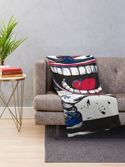 Funny Buffalo Bills Football Player Throw Blanket