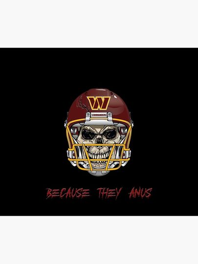 Art - washington commanders Throw Blanket