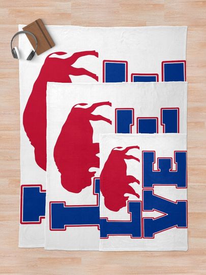 Buffalo LOVE Throw Blanket