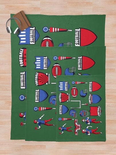 Football Throw Blanket