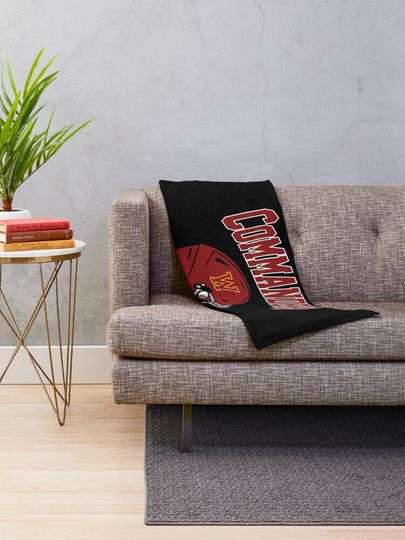 Art - washington commanders Throw Blanket