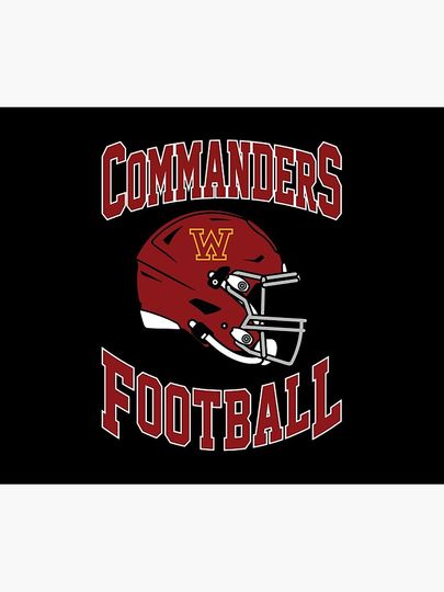 Art - washington commanders Throw Blanket