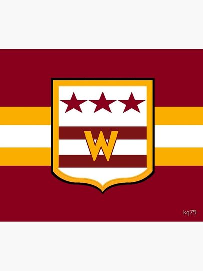 Washington D.C. Commander Football  Throw Blanket