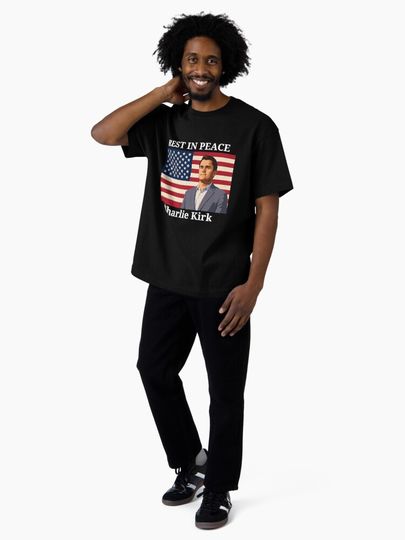 Charlie Kirk RIP Oversized T-Shirt