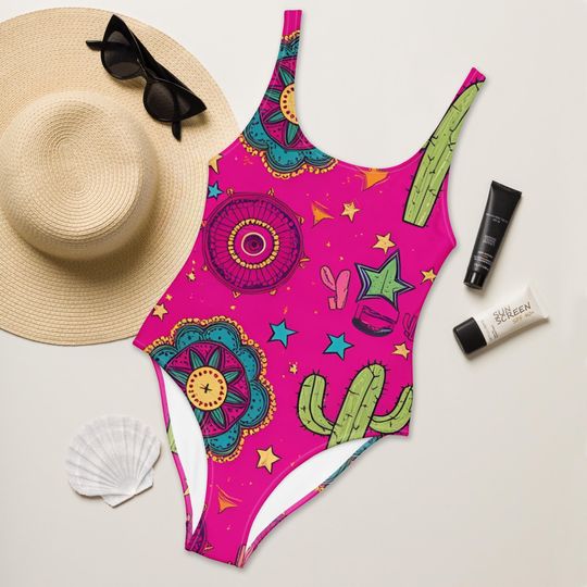 One Piece Western Swimsuit