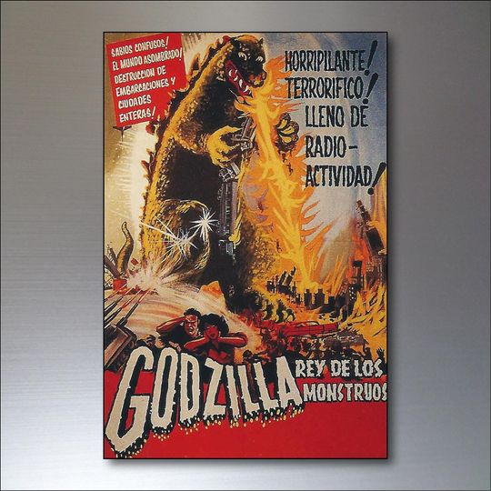Vintage god zilla Film Poster Magnets
