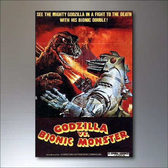 Vintage god zilla Film Poster Magnets