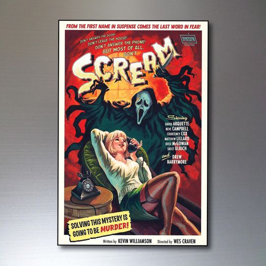 Vintage Classic Horror movie film magnets