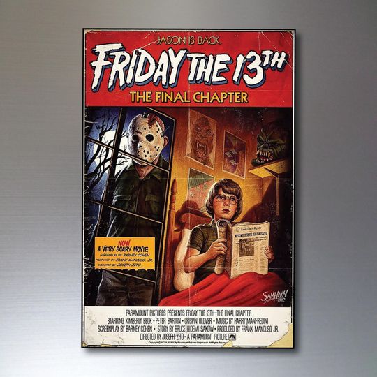 Vintage Classic Horror movie film magnets